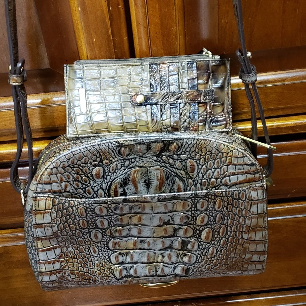 Brahmin Mini Duxbury Crossbody and wallet